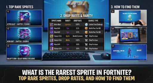 What Is the Rarest Sprite in Fortnite? Top Rare Sprites, Drop Rates ...